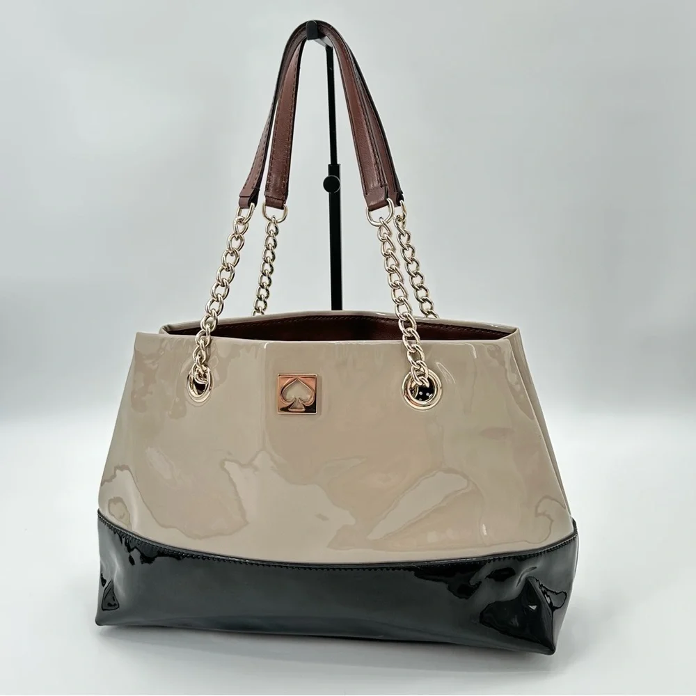Kate Spade Patent Leather Kingsbury Park Tote Bag Purse